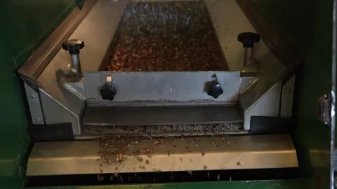 Metal Separation from E-Waste - Shredded Copper and Aluminium Slow Motion Video stock 330493931