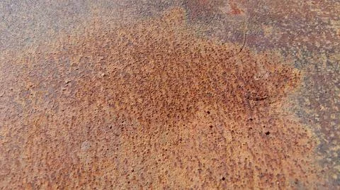 Metal sheet, rusty texture, background. Russet textured backdrop. Stock Photos
