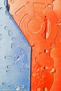 Metal Sheet in soft light Stock Photos
