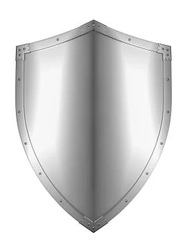 Metal shield Stock Illustration