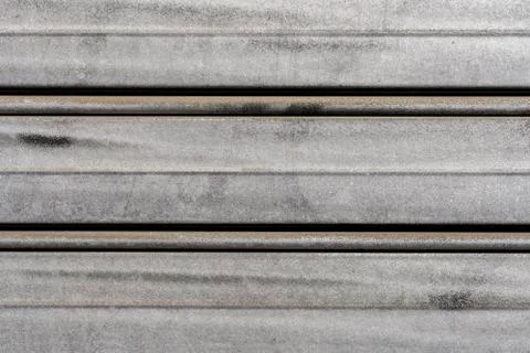 Metal shutter texture silver painted Stock Photos