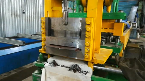 Metal siding production. Stock-Footage 101679229