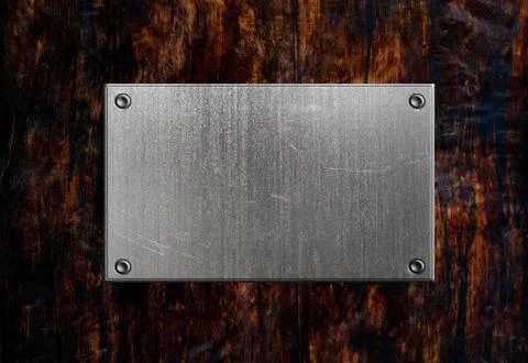 Metal sign Stock Illustration