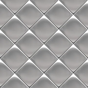 Metal silver checked  pattern Stock Illustration