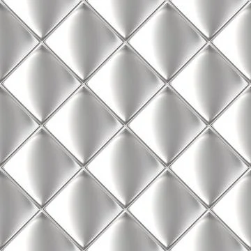 Metal silver checked  pattern Stock Illustration