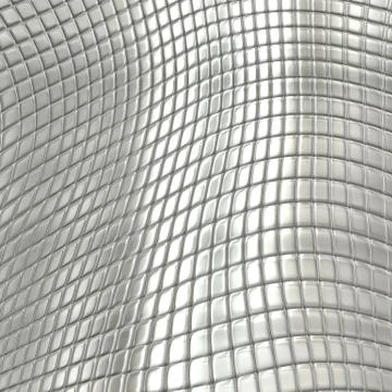 Metal silver checked  pattern Stock Photos