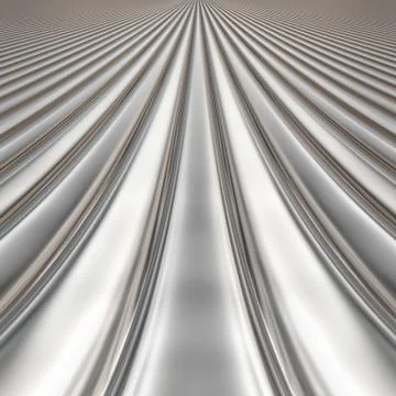 Metal silver striped pattern Illustrazione stock