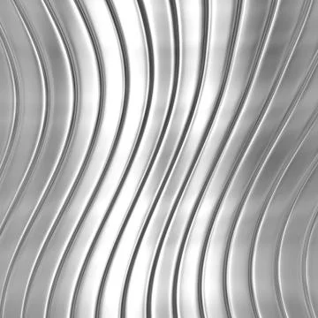 Metal silver striped pattern Illustrazione stock