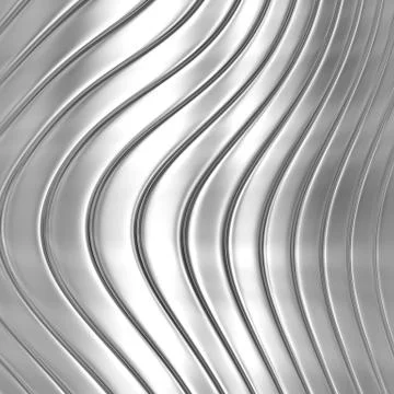 Metal silver striped pattern Stock Illustration