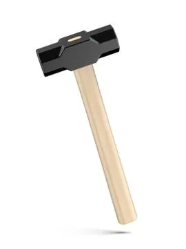 Metal sledge hammer 库存插图