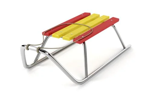 Metal sledge Stock Illustration