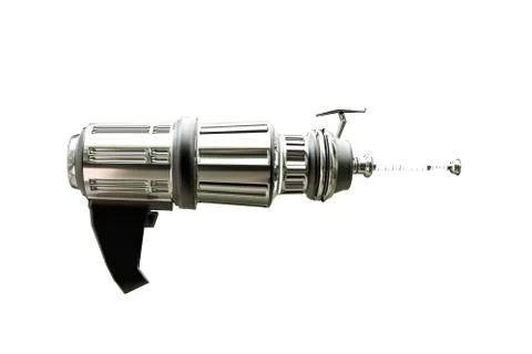 Metal space gun Stock Illustration