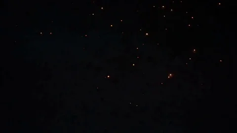 Metal sparks on Black Background Stock Footage 77785842