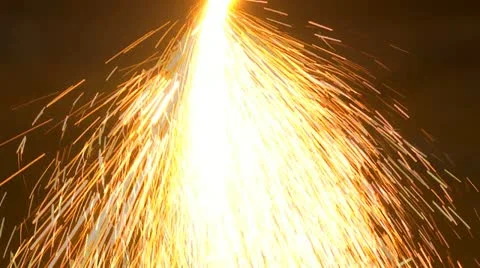 Metal sparks Stock Footage 12208248