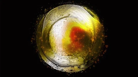 Metal sphere Stock Footage 304312235