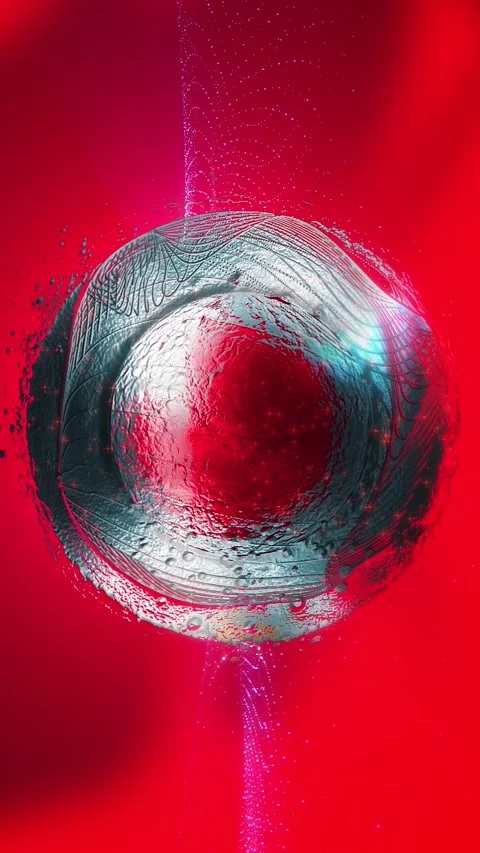 Metal sphere Stock Footage 304312243