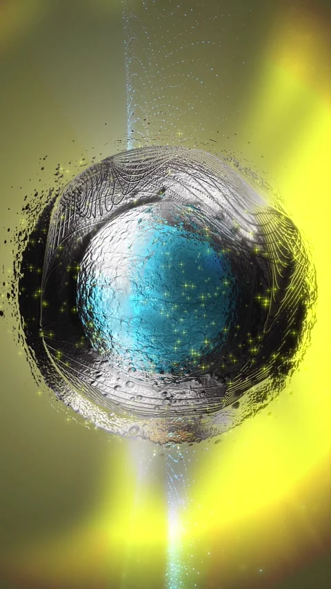 Metal sphere Stock Footage 304312730