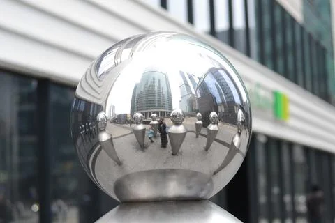Metal sphere Stock-Fotos
