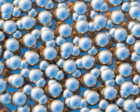 Metal spheres Stock Illustration