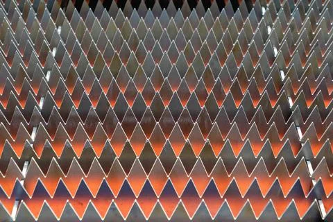 Metal Spikes Surface Stock Photos