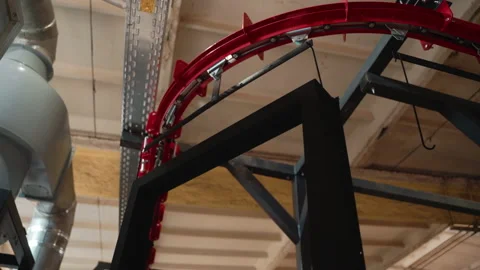 Metal spin on the machine at the factory Video stock 150902344