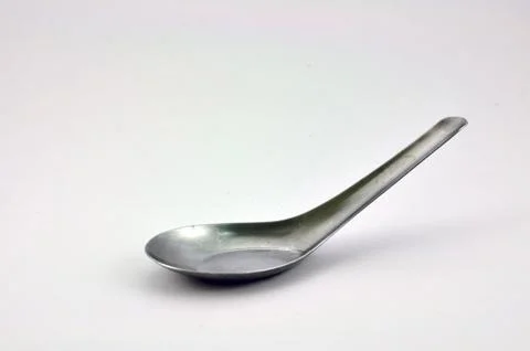 Metal spoon Stock Photos