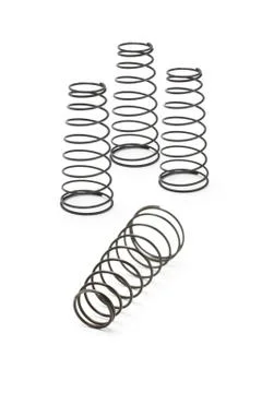 Metal spring coils Stock Photos