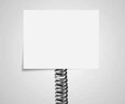 Metal spring Stock Illustration