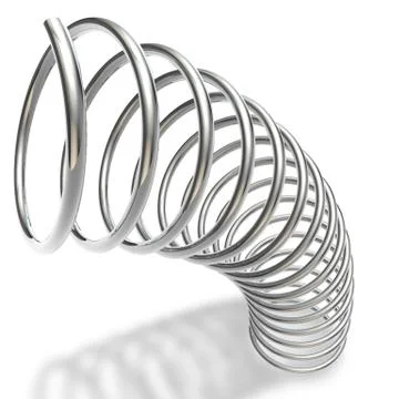 Metal spring Stock Illustration