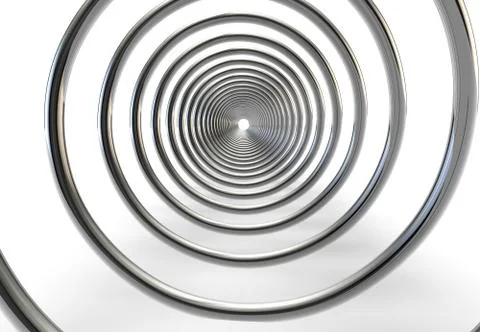 Metal spring Stock Illustration