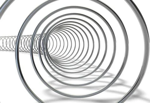 Metal spring Stock Illustration