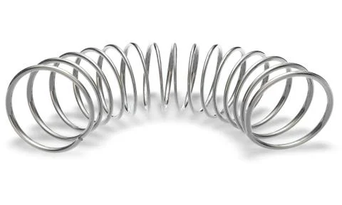 Metal spring Stock Illustration