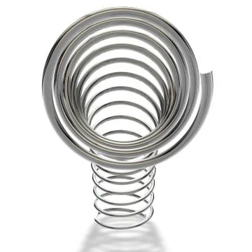 Metal spring Stock Illustration