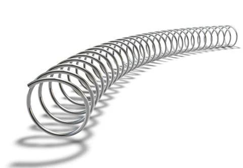 Metal spring Stock Illustration