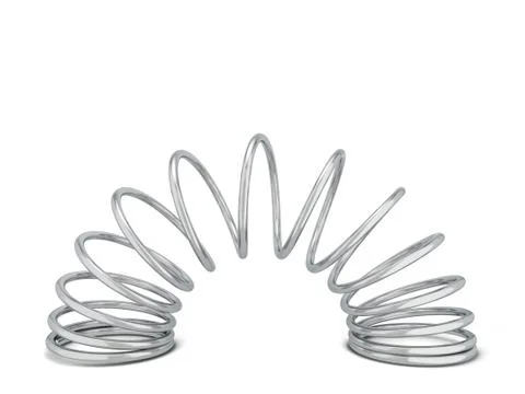 Metal spring Stock-Illustration