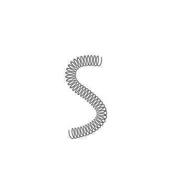 Metal spring vector icon illustration design Stock Illustration