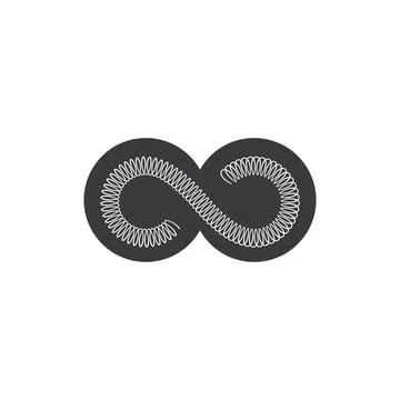 Metal spring vector icon illustration design Illustrazione stock