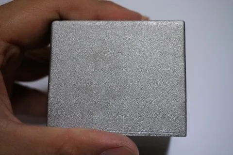 Metal square shape 002 Stock Photos