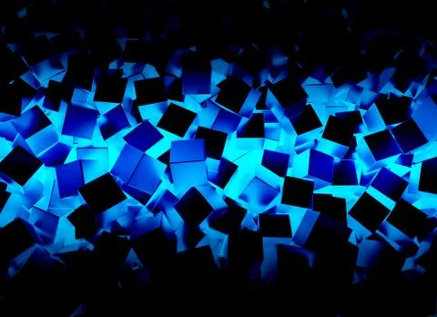 Metal squares Stock Illustration
