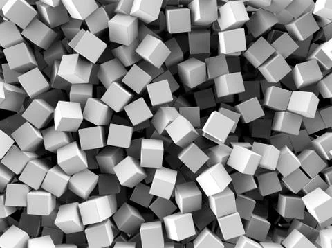Metal squares Illustrazione stock