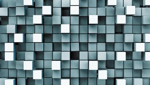 Metal squares Stock Illustration