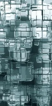 Metal squares Stock Photos