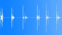 Metal stand fallings on soft surfaceSound Effect
