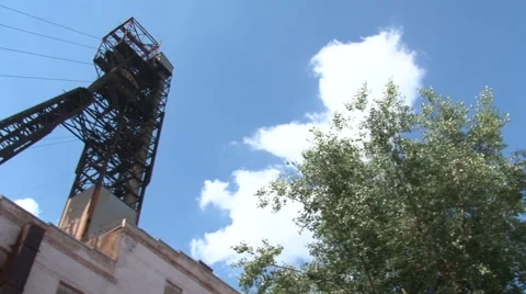 Metal structure against the sky Stock Footage 61750129