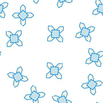 Metal structure building part vector seamless pattern Ilustración de archivo