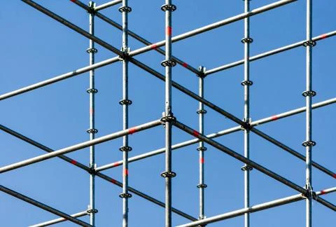 Metal structure connection of structures Stock Photos