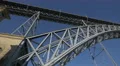 The metal structure of Dom Luis Brigde in Porto 4k or 4k+ Resolution
