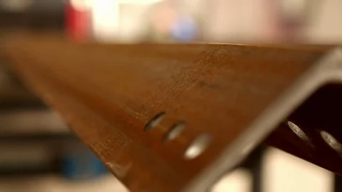 Metal structure pass cleaning system Video stock 76950963