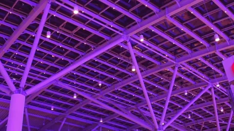 Metal structures on the roof Video stock 57668026