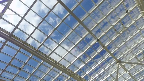 Metal structures on the roof Video stock 73967488